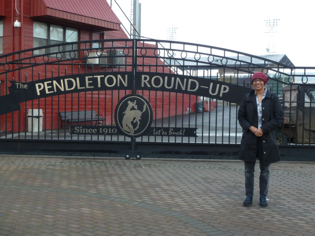 at the Pendleton Round-Up arena